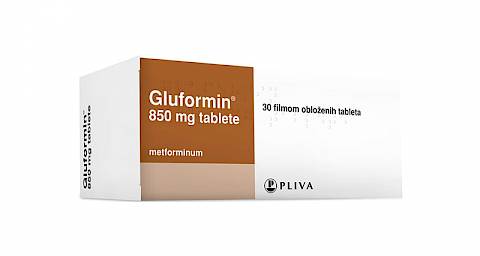 Gluformin 850 mg filmom obložene tablete