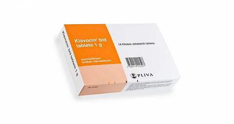 Klavocin bid 1 g tablete