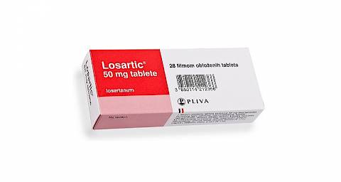 Losartic 50 mg filmom obložene tablete