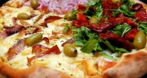 Pizza sa špinatom i gljivama
