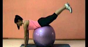 Vježba za donji dio leđa, stražnjicu i unutarnji bedreni mišić