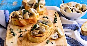 Kremaste gljive na tostu