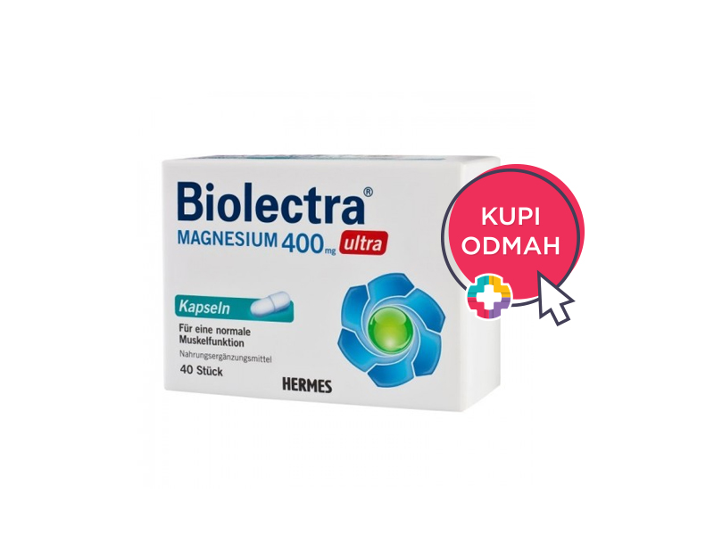 Biolectra® Magnezij 400 mg Ultra kapsule