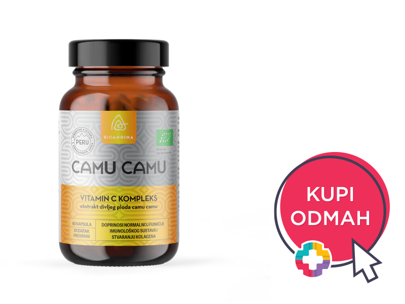Bioandina Camu Camu BIO kapsule – Vitamin C kompleks