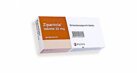 Zipantola 20 mg želučanootporne tablete