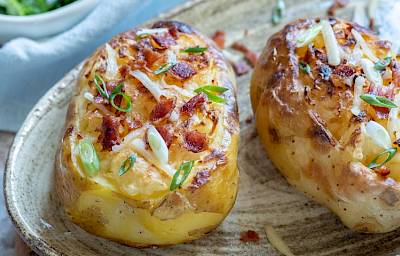 Punjeni zapečeni krumpiri