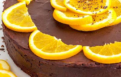 Kolač od čokolade s narančom