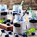 Smoothie od chia sjemenki, borovnica i jogurta