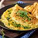 Omlet s piletinom i kozjim sirom