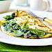 Omlet s mladim špinatom