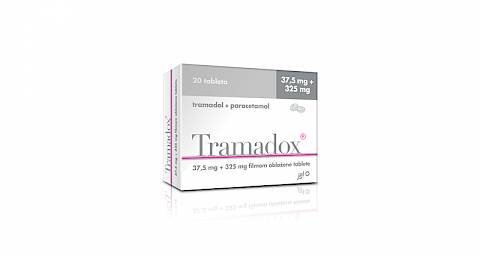 Tramadox 37,5 mg + 325 mg filmom obložene tablete