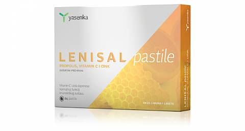 Yasenka Lenisal pastile  propolis, vitamin C i cink