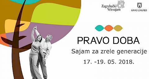 PRAVO DOBA sajam za zrele generacije od 17. do 19.5.2018.