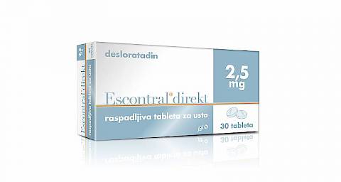 Escontral direkt 2,5 mg raspadljiva tableta za usta