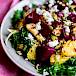 Šarena salata od cikle, kelja i piletine