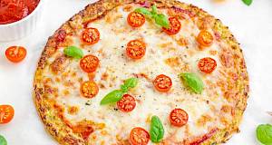 Pizza s korom od tikvica