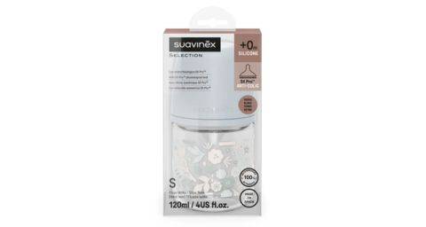 Suavinex Premium SX Pro staklena bočica 120 ml 0+ protiv kolika – plava